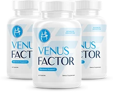 Venus Factor 3 bottles, 90 day supply